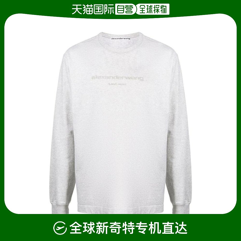 韩国直邮ALEXANDER WANG23FW长袖T恤女UCC3231643GREY