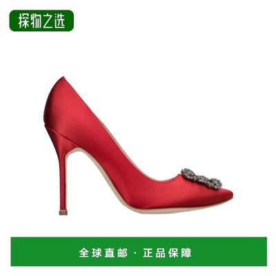香港直邮Manolo Blahnik 蕾丝缎面高跟鞋 73I-0C4008