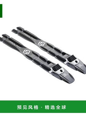 欧洲直邮Salomon萨洛蒙 PROLINK男女黑色塑料复合材料滑雪固