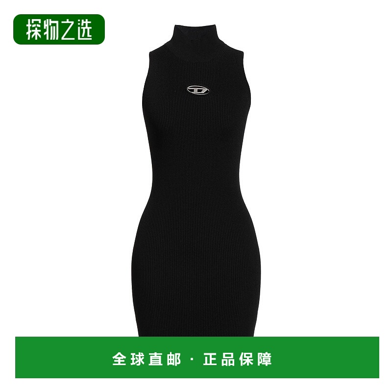 香港直邮Diesel 迪赛 女士 紧身连衣裙 black黑色 舒适时尚