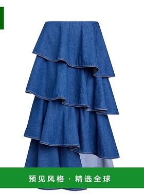 1h可退 香港直邮Alaïa 女士 螺旋形半身裙 9J2358D004B 舒适时尚