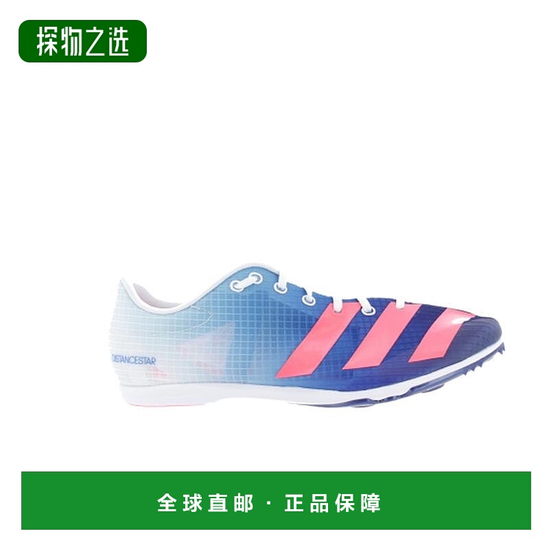 自营欧洲直邮Adidas阿迪达斯 DISTANCESTAR 男士蓝色拼色网布户外