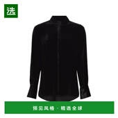 美国直邮 女装 Kobi 1h可退 Halperin Pandy天鹅绒衬衫 修身 长