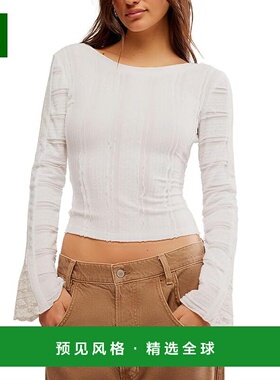 1h可退 香港直邮Free People 自由人 女士 Rocky 长袖上衣