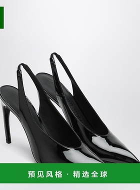 香港直邮The Attico 女士 Viper 黑色露跟高跟鞋 250WSH00875EEE0