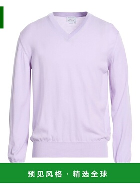 1h可退 香港直邮Brioni 布里奥尼 男士 毛衣 purple紫色 舒适时尚