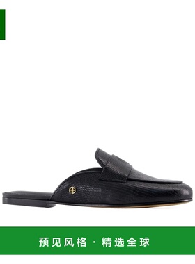 香港直邮Anine Bing 女士拖鞋 A1410963BLK1 SS2025 黑色 Corrine