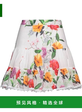 1h可退 香港直邮Charo Ruiz Ibiza 女士 迷你半身裙 white白色 舒