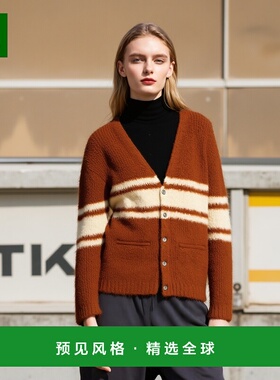 香港直邮Celine 条纹拉绒开衫 2A70O118O.长袖