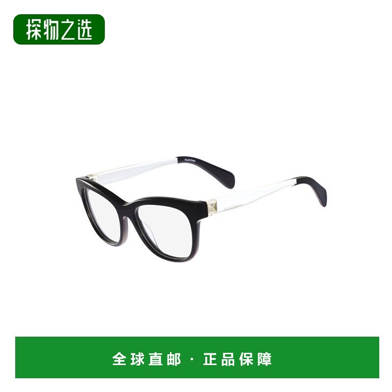 香港直邮Valentino 黑色徽标平光镜 V2691华伦天奴