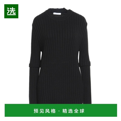 1h可退 香港直邮Helmut Lang 海尔姆特·朗 女士 毛衣 black黑色