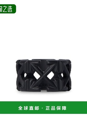 香港直邮off-white 男士 黑色 Arrow 戒指 OMOC07FC99MET001