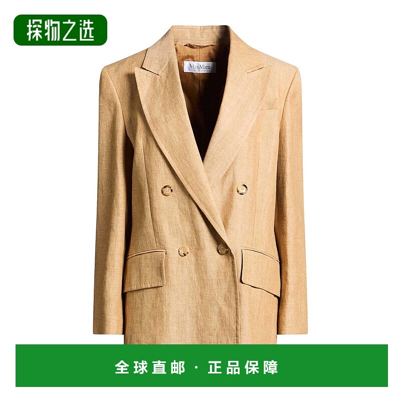 香港直邮MaxMara 麦斯玛拉 女士 西装外套 beige米色 舒适时尚