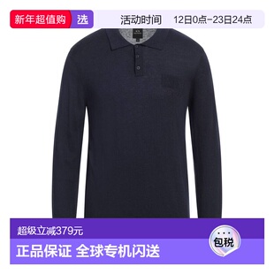 1h可退 香港直邮Armani Exchange 男士 毛衣 blue蓝色 舒适时尚