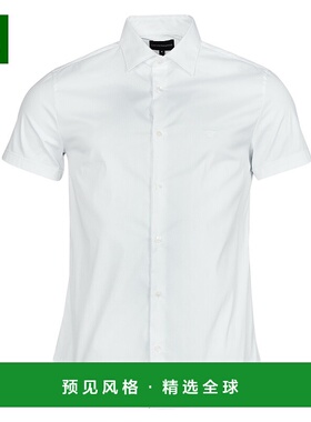 欧洲直邮Emporio Armani  8N1C91 男士服装短袖衬衫 8N1C91-1NI9Z