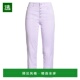 舒适时尚 1h可退 休闲长裤 purple紫色 香港直邮Dondup 女士