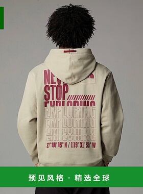 欧洲直邮北面Coordinates 男士连帽衫TheNorthFace卫衣纯棉