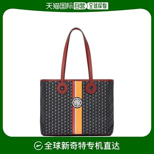 DUO碳黑色 欧洲直邮Moynat 茜草红托特包单肩包 莫奈 银灰色