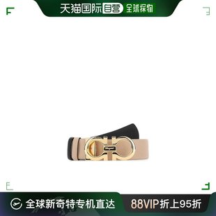 23A564棕色 双面可逆GANCINI皮带 Ferragamo 香港直邮Salvatore