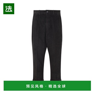 1h可退 香港直邮Ami Paris 男士 HEMS 褶裥翻边裤子 HTR121CO0131