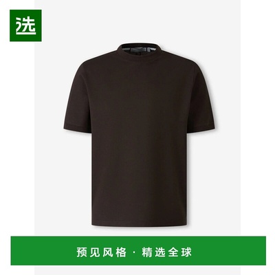 香港直邮Canali 男士衬衫 T0931501 SS2026 棕色 Canali Round Ne