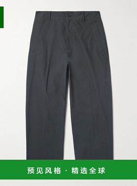 1h可退 香港直邮Studio Nicholson 男士 Mura 直筒棉质府绸裤子 M