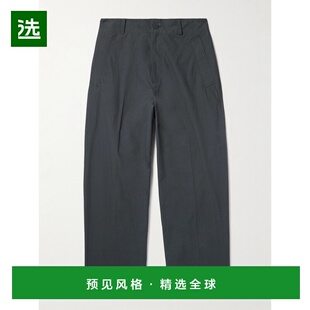 1h可退 香港直邮Studio Nicholson 男士 Mura 直筒棉质府绸裤子 M