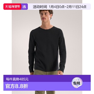 欧洲直邮Arc'teryx 始祖鸟 HALLAM美利奴羊毛长袖圆领衫 男装