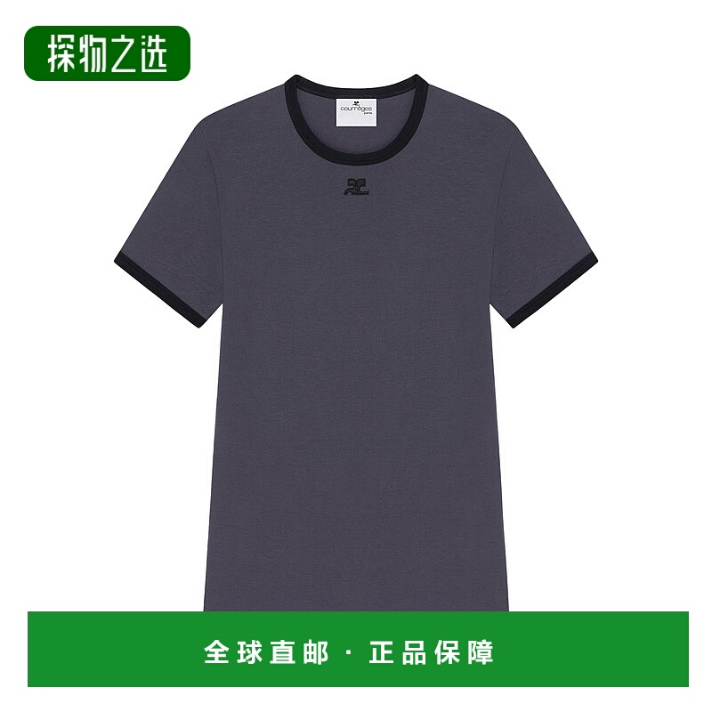 香港直邮Courreges 圆领T恤 125JTS020JS0203短袖高档舒适百搭