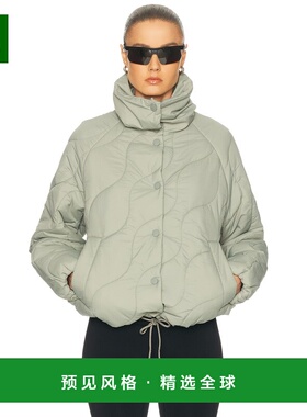 1h可退 香港直邮VARLEY 女士 Fabia 绗缝夹克 VAR02847 grey灰色