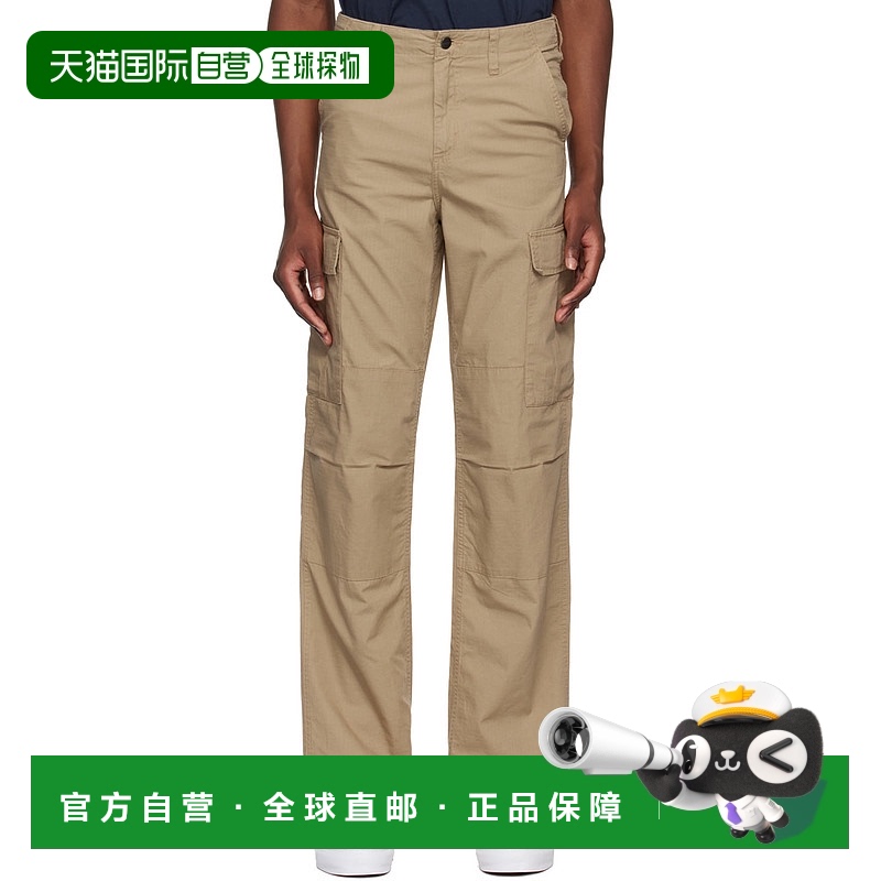1h可退 香港直邮CARHARTT WIP 男士 棕色 Regular 工装裤 I032467