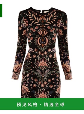 香港直邮Farm Rio 长袖连衣裙 340010格纹