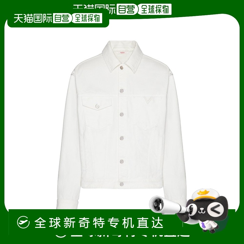 【99新未使用】香港直邮Valentino V 形细节牛仔外套 4V0DC03MA3A