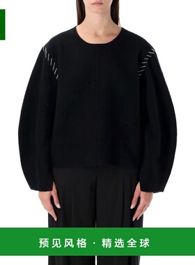 1h可退 香港直邮THE GARMENT 女士 Garment 'Oslo' 黑色羊毛毛衣