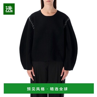 1h可退 香港直邮THE GARMENT 女士 Garment 'Oslo' 黑色羊毛毛衣