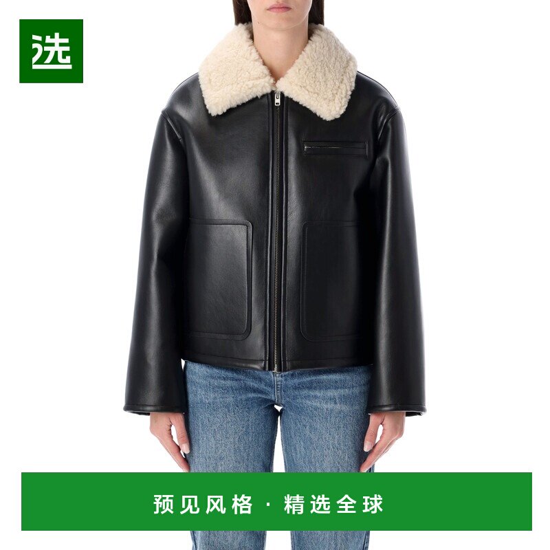 香港直邮STAND STUDIO 女士外套 61956941189100 AW2025 花色皮衣