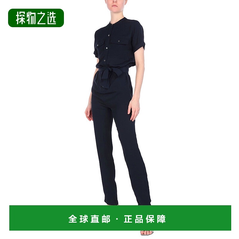 香港直邮THEORY 希尔瑞 女士 连衣裤 blue蓝色 舒适时尚连体裤