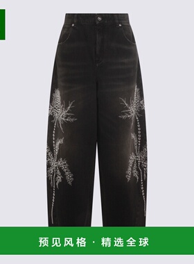 香港直邮BLUMARINE 女士牛仔裤 A544J122AN0990 AW2025 黑色