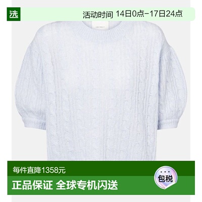 1h可退 香港直邮LISA YANG 女士 Kenzie 粗线针织羊绒真丝毛衣