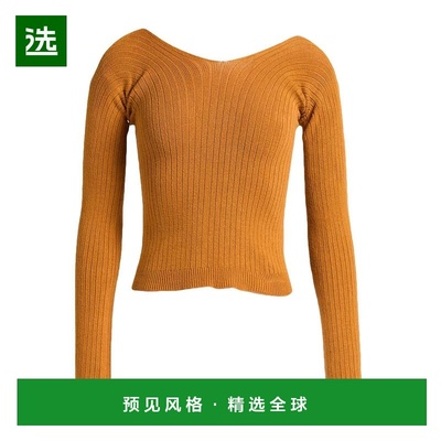 1h可退 香港直邮Baserange 女士 毛衣 yellow黄色 舒适时尚针织衫