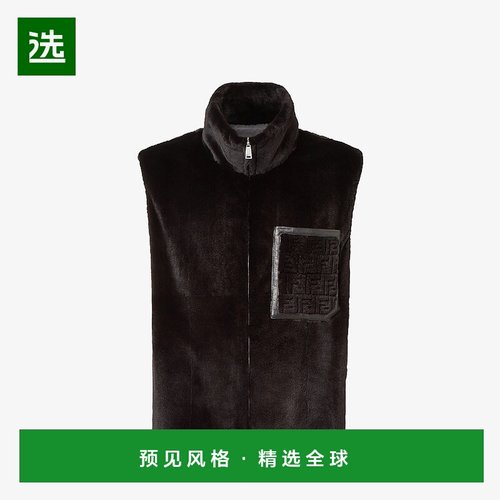 1h可退 欧洲直邮FENDI 芬迪 25秋冬 FMH064AS9VF0GME 男士 马甲