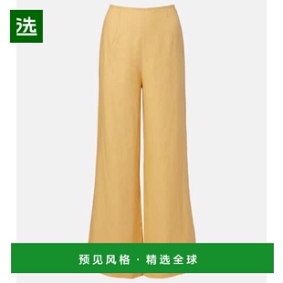 1h可退 香港直邮FAITHFULL THE BRAND 女士 Syna 亚麻阔腿裤