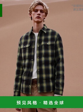 1h可退 欧洲直邮PALM ANGELS 男士衬衫PMED046F24FAB0015503