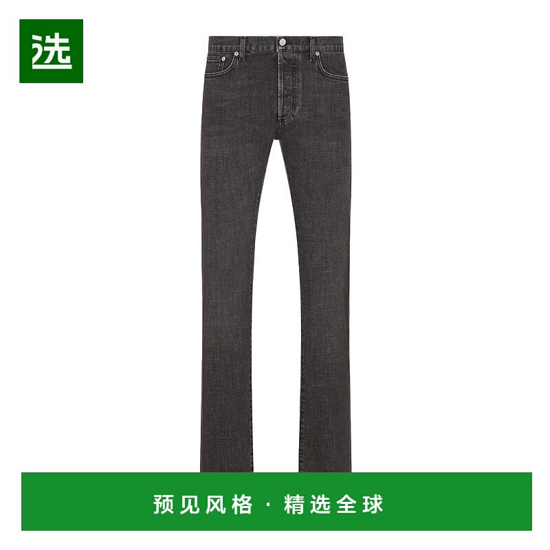 香港直邮Dior 腰带环牛仔裤 193DS00K373X直筒裤