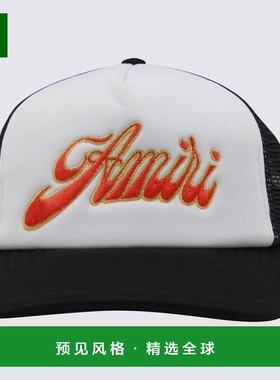 1h可退 香港直邮AMIRI 男士 时髦机车帽 AMHATR1041 black黑色 舒