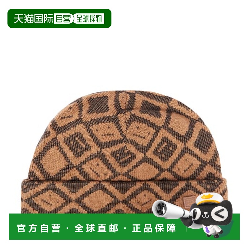香港直邮Acne Studios 艾克妮 Face Tiles 棉羊毛小便帽 003688
