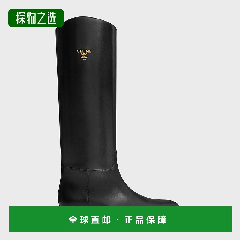 香港直邮Celine 思琳 女士 Anais 皮质筒靴靴子女靴 365285231C