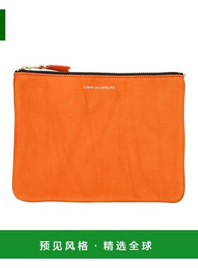 香港直邮COMME DES GARCONS 男士钱包 SA5100WW4 CO 橙色 Texture