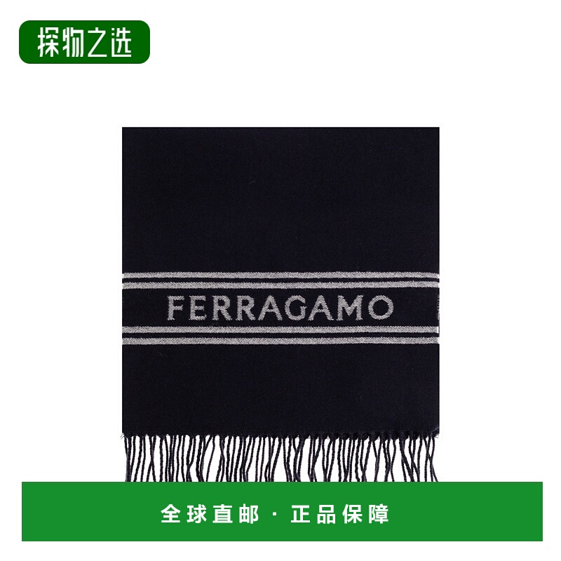 欧洲直邮SALVATORE FERRAGAMO 男士围巾520106SRBANDFERR770208NE