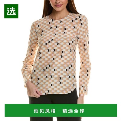 1h可退 【美国直邮】st. john 女士 衬衫上衣针织时尚休闲百搭 高
